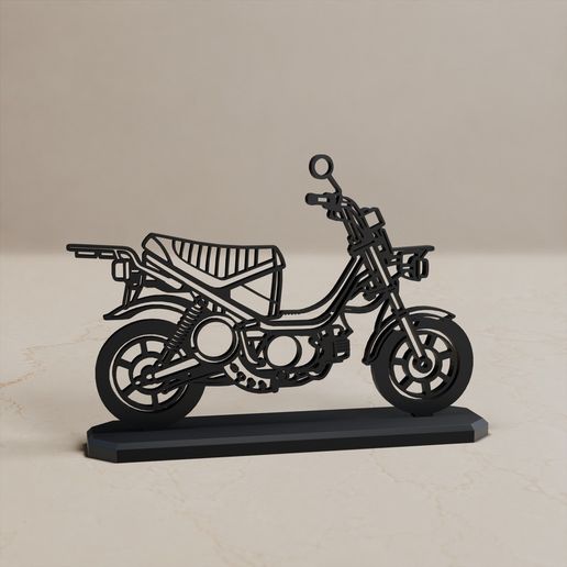 YAMAHA CHAPPY MODELL STAND DECOR