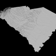 4.png Topographic Map of South Carolina – 3D Terrain
