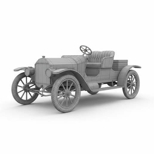 Rambler Model C car gift STL, 1940s car STL, print ready car STL, car STL, limousine STL, 1:8 car STL, car silhouette STL, drift car STL, 1:6 car STL, 90s JDM STL, 2000s tuner car STL, formula car STL, car keychain STL, European supercar STL, vehicle STL,