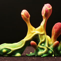 mb01_x1200.png Archivo STL gratis Planta de sobremesa: "Blob Crowd Plant 2" (Vegetación alienígena 17)・Diseño de impresora 3D para descargar
