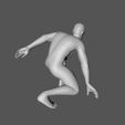11.jpg Decorative Man Sculpture Low-poly 3D model