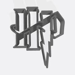 HP.jpg Fichier STL Logo Harry Potter - Emporte-pièce à l'emporte-pièce / emporte-pièce à l'emporte-pièce・Design imprimable en 3D à télécharger