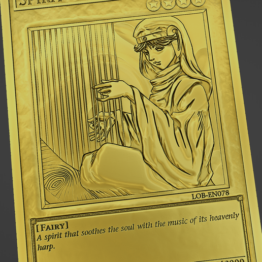 spirit of the harp - yugioh STL File for Cults