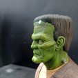 franko-4.jpg Frankenstein bust, Frankenstein's monster