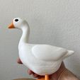 IMG_6979.jpeg 8inch Porch Goose, Desk Goose, Companion Buddy, Outdoor & Indoor statue, Yard Art, Cute and Funny Goose Gift - COMMERCIAL LICENSE!!
