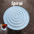 Spiral.png Infill coasters