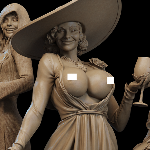 R6.png 3D-печать Lady Dimitrescu Extra