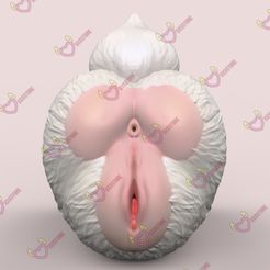 bouncy-bunny01.jpg OBJ file bouncy bunny・3D printing template to download