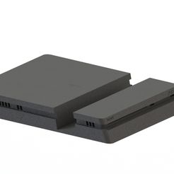 PS4PH-2.jpg Archivo STL Soporte para teléfono Playstation 4 (Playstation stojak na telefon)・Modelo de impresión 3D para descargar