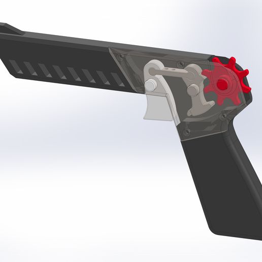 rubber band gun 3D model