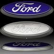 2s.jpg Ford logo car brand for 3D printer or CNC router