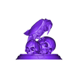 NEW-Ravenskull-scaled-repaired-repaired.stl Raven with Skulls
