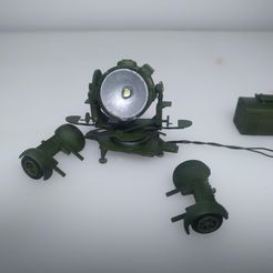 IMG_20230605_152615.jpg STL-Datei 1500mm Suchscheinwerfer im Maßstab 1:87 - Suchscheinwerfer - aus dem Zweiten Weltkrieg・3D-Drucker-Vorlage zum herunterladen