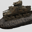 3.png Destroyed M3 Lee Medium Tank (US, WW2)