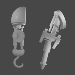 pirate bionics.png Free STL file Pirate Bionics・3D print design to download