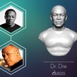 Dr. Dre A\SELEIX Dr Dre Bust 3D print model