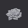 06.jpg Rosa bajo relieve 3D