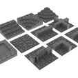 render.jpg STL file GeneriTiles - Tabletop RPG Tileset・3D printing design to download