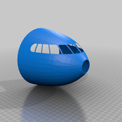 FRONT_WITH_WINDOW_B.png Download free STL file Boeing+307+Stratoliner FRUNT • 3D print template, tvictor24