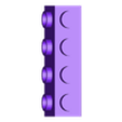 BRICK 1X4 W. 4 KNOBS.stl 48x multiple bricks legoo