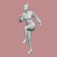 DOWNSIZEMINIS_womangym303a.jpg WOMAN GYM PEOPLE CHARACTER DIORAMA