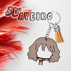 valentines-day-postcard-with-fluffy-red-feathers-white-background1.jpg Hermione Granger, Same Layer Keychain