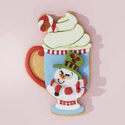 christmas-snowman-cup-without.png Christmas Snowman Cup Cookie Cutter