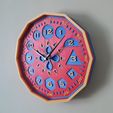20250330_163617.jpg Dodecagon Geometry Wall Clock