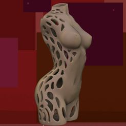 Screenshot_7.jpg 3D model for 3D printer woman, sculpture, modified.