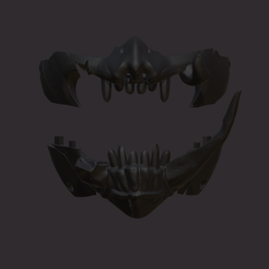 7E5ED007-4AF2-4920-8B3B-395CEDD857EC.png Файл STL Зубная маска Oni Dream・Модель для загрузки и 3D печати