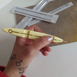 IMG_20220426_135740.jpg STL file HANDPOKE TATTOO GRIP・3D printer model to download