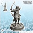 1-PREM-12.jpg Viking archer shooting standing up (6) - North Northern Norse Nordic Saga 28mm 20mm 15mm
