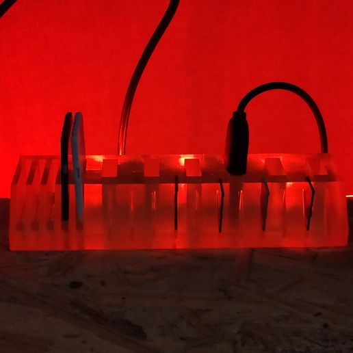 SD Card and USB holder - 3D model önizlemesi