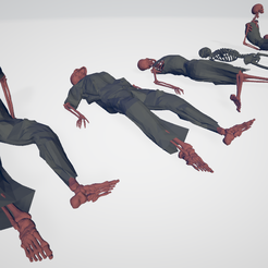 Captura-de-pantalla-551.png Archivo 3MF Skeletons Zombie For Action Figures・Modelo de impresión 3D para descargar