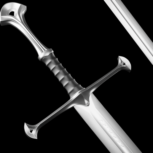 🗡️ Anduril Aragorn Sword Lord Of The Rings・ STL File for