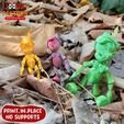 f / PRINT. IN.PLACE NO SUPPORTS ila ae STL file PRINT-IN-PLACE PINOCCHIO ARTICULATED・3D printable model to download