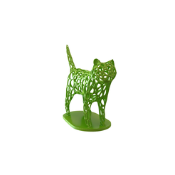 cat (1).png Файл STL Cat Voronoi wireframe・Модель для загрузки и печати в формате 3D