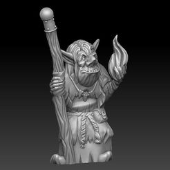 Goblin_mistic_supportless.jpg STL-Datei Goblin mystic - support free kostenlos・Design für 3D-Drucker zum herunterladen