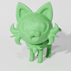 7175648A-0AE1-4803-ACFF-C9F715519FD2.jpeg STL file Sprigatito Pokemon・3D printer model to download