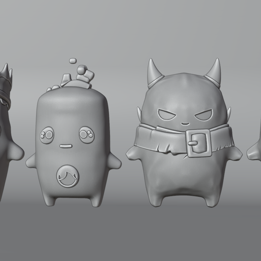 🚰 Fortnite Sprites: Water Demon King and Point Zero・ STL File for 3D ...