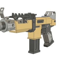b026783607c78b7d104160dd5d5a0565_display_large.jpg Fichier STL FortNite Battle Royale // Tactical SMG・Objet pour imprimante 3D à télécharger