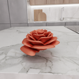 untitled1.png 3D Flower Rose Gift for Girlfriend with 3D Stl File & Valentines Gift, 3D Print File, Flower Art, Flower Gift, Rose Plant, Flower Decor