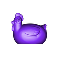 gallina_04.stl Sorpresa de pollo
