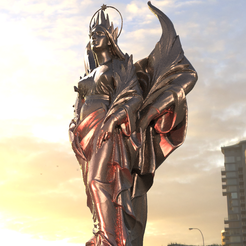 untitled.278.png OBJ file White Queen Statue 2・3D printable design to download, aramar