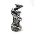 wormy_1.jpg STL file Dragon Chess! The Wyrm (The Rook)・3D printable design to download