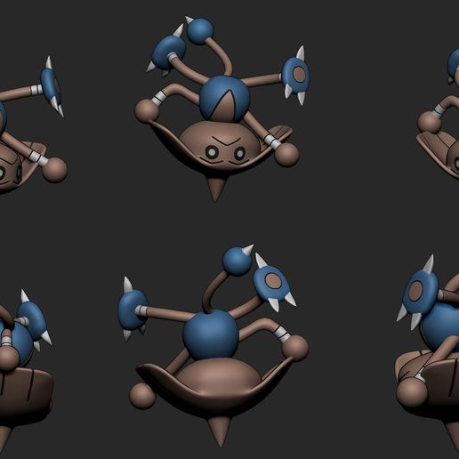 hitmontop-6.jpg Pokemon - Hitmontop with 2 poses