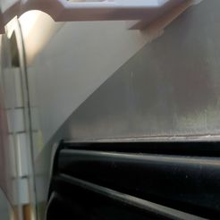 Camper door bracket