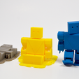 Threerobots.png Fichier STL gratuit Robot Articulé・Design à télécharger et à imprimer en 3D