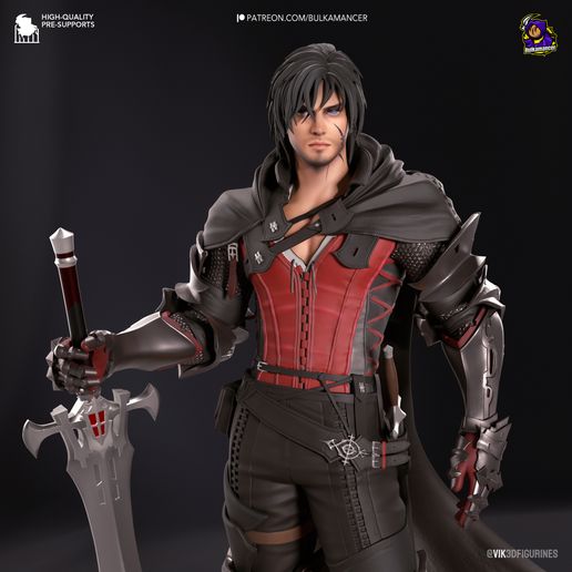 🗡️ Clive Rosfield | Final Fantasy XVI | 256mm・ 3D File