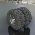 0072.png WHEEL FOR CUSTOM TRUCK 13A-"BADASS" R4 (FRONT AND DUALLY WHEEL BACK)
